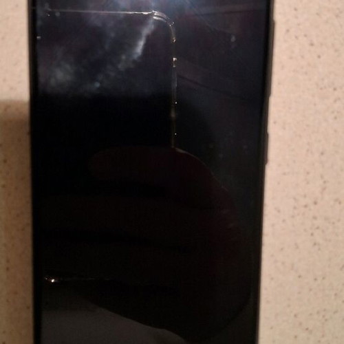 Samsung A40 used black mobile phone, 2018 model