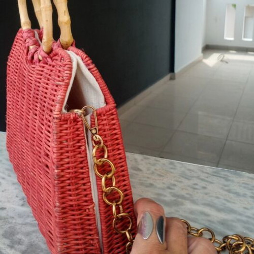 Summer handbag Zara like new, crossbody red