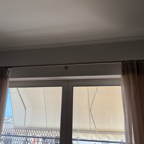 Κουρτινοξυλο ανοξείδωτο σαν καινούργιο, μήκος 3,10 μ.