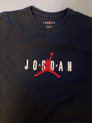 Jordan Air men's stretch T-shirt like new, black, size L