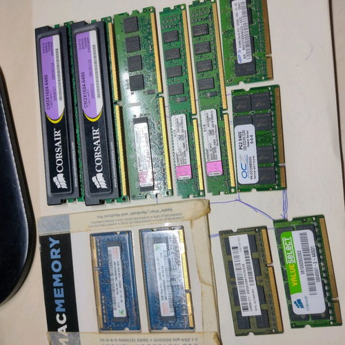 Various RAM memories used
