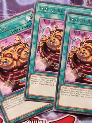 Pot of Riches playset 3 cards used