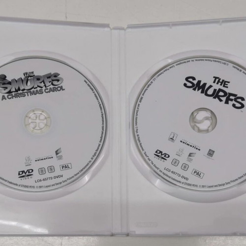 Smurfs DVD like new, dubbed
