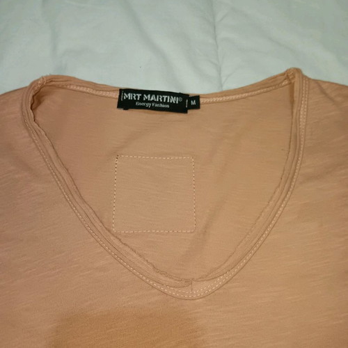 Men's short-sleeve t-shirt used, size M, orange