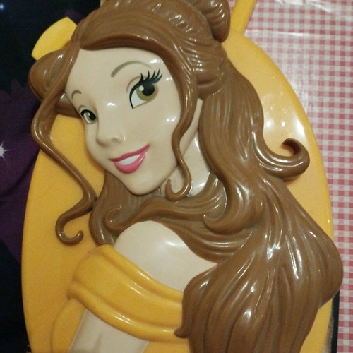 Disney Belle suitcase used with gift accessories
