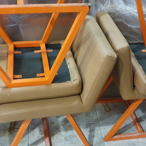 Chairs used, set of 18, low