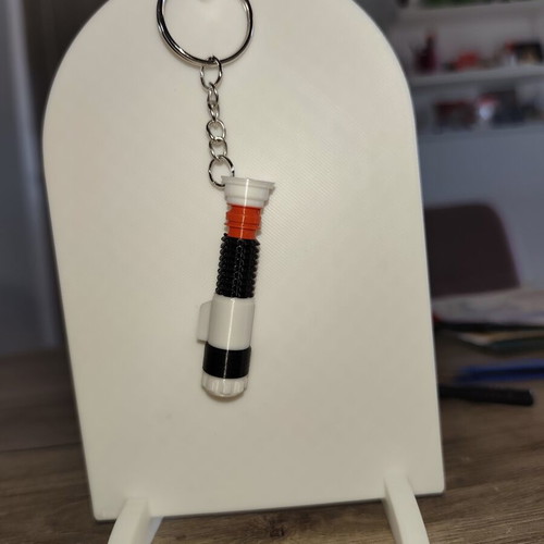 Star Wars Lightsaber Keychain new, 3D printed with folding blade