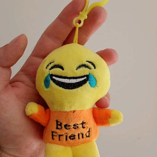 Emoji Best Friend plush used, decorative for bag