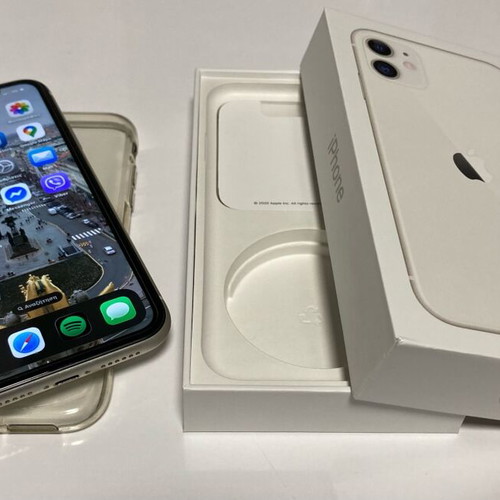 iPhone 11 128GB like new, white, Apple iOS