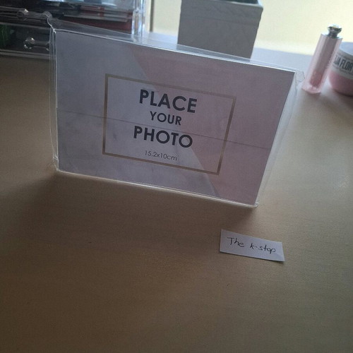 Kpop photo stand new without Twice Jihyo post card