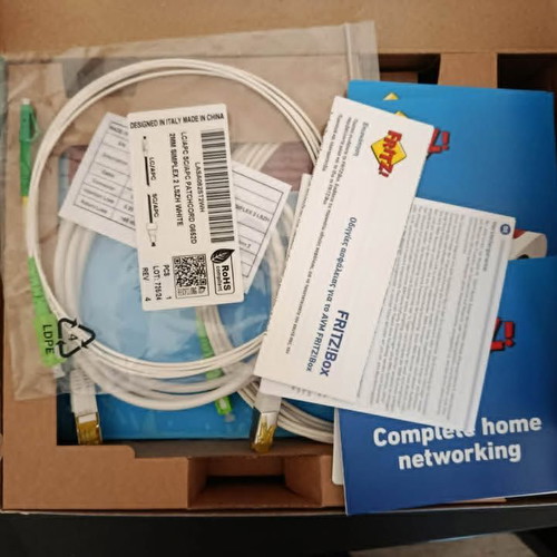 AVM Fritz! Box 5690 Fiber GPON Wireless Wi-Fi 7 Dual Band new