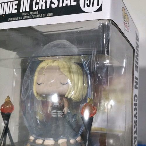 Funko Pop Annie In Crystal Attack on Titan 1571 like new Hot Topic exclusive