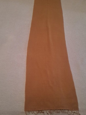 Men's winter scarf color cinnamon like new