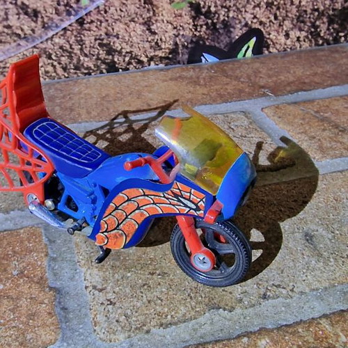 Spider-Man Motorrad Bike Corgi 1978 used