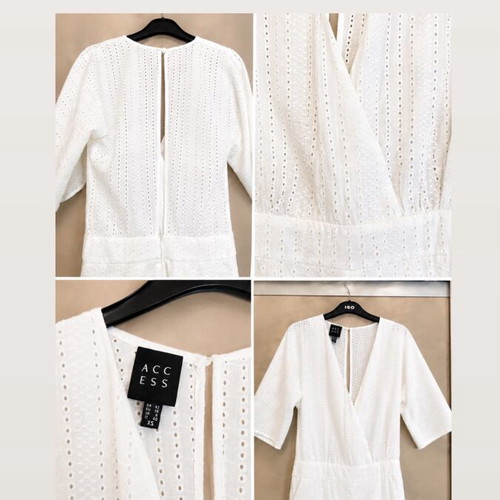 Access jumpsuit new, white, Xsmall