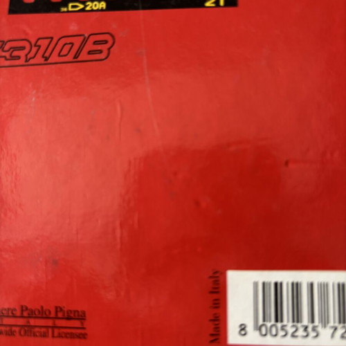 Ferrari Schumacher folder used, official licensed product