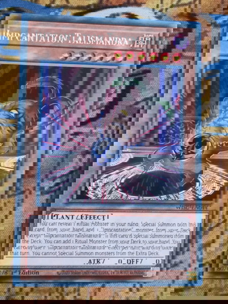Impcantation Talismandra (Rare, Yugioh)