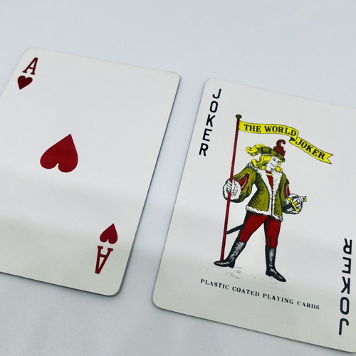 Dewar's Scotch Whisky Always True playing cards set of 2 used, vintage