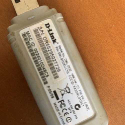 USB hubs used, 2 hubs with 8 ports and D-Link DWL-G122 wireless adapter
