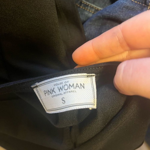 Black short dress new Pink Woman size S