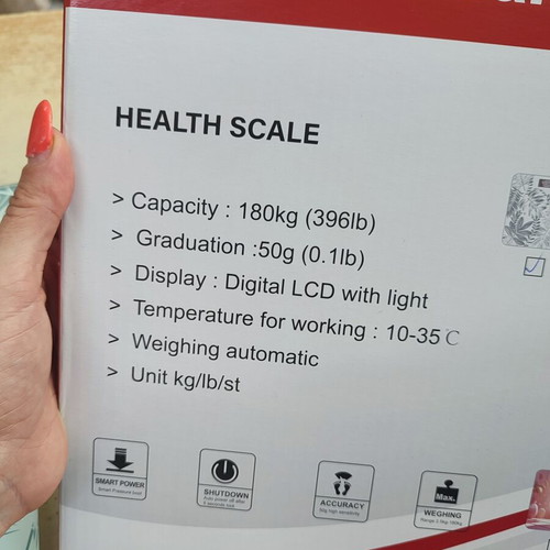 Electronic bathroom scale up to 180 kg new
