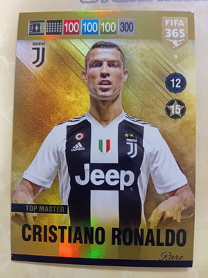 Ronaldo Top Master 2019 sticker, excellent condition
