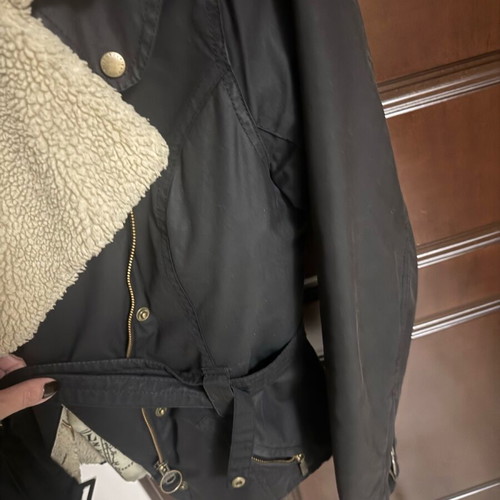 Barbour jacket used, classic waxed with reinforced lining