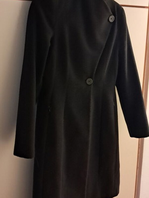Elegant black coat like new, size M / 38 / 10
