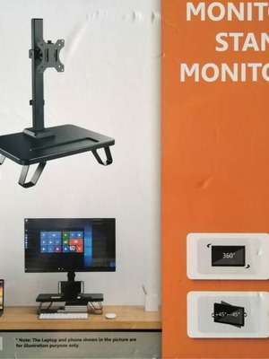 Bratec monitor desk stand new, supports up to 32 inches