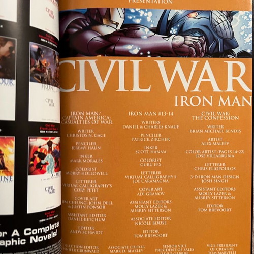 Civil War Volume Iron Man Marvel like new, in English