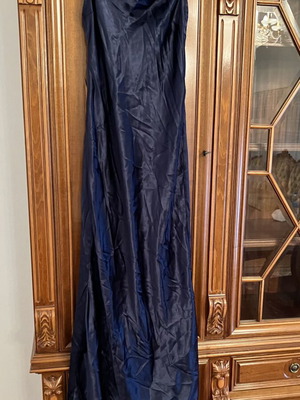 Maxi slip dress Zara σαν σατέν σαν καινούργιο, μπλε, μέγεθος M