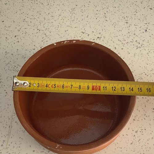 Clay pots like new, set of 5