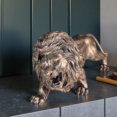 Lion Statue new, decorative figure, 31 cm
