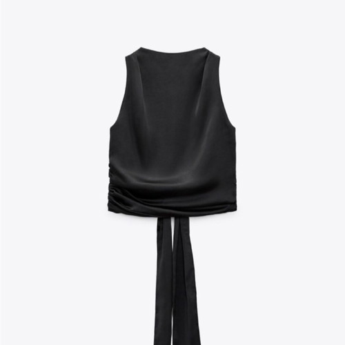 Zara off-shoulder top new, size S, black