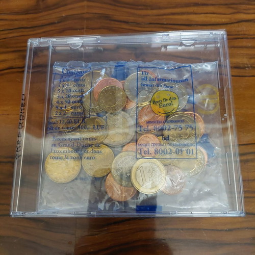 Euro Coins Starter Kit from Luxembourg sealed, original