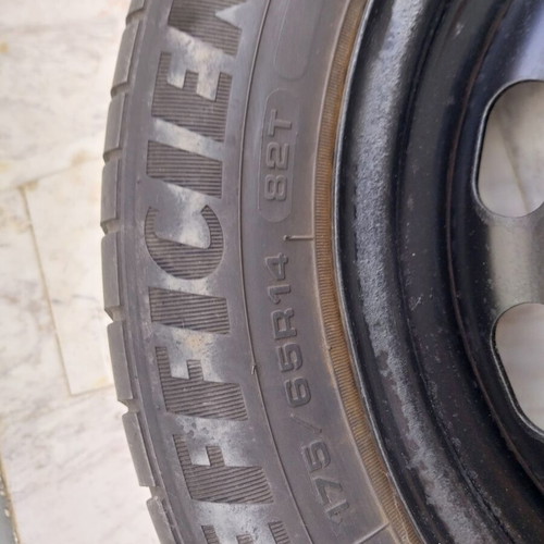 Good Year 14" rim with tire, spare wheel