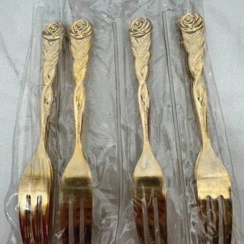 Vintage dessert forks set of 12, new