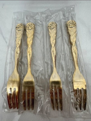 Vintage dessert forks set of 12, new