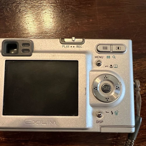 Casio Exilim camera used, 3.2 megapixel without charger