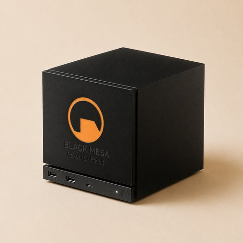 Carcasa Faceplate Steam Machine Black Mesa 3D