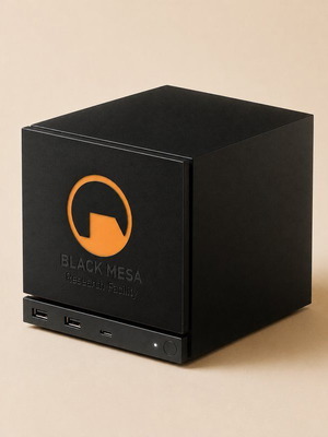 Carcasa Faceplate Steam Machine Black Mesa 3D