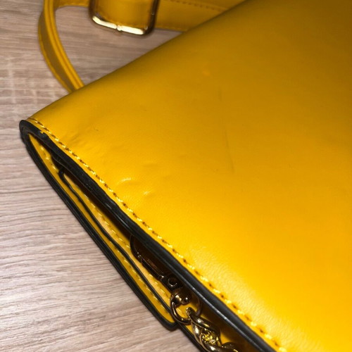 Yellow crossbody handbag new with tag
