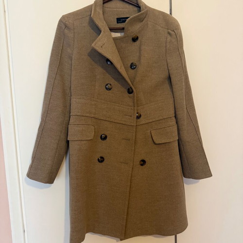 Zara trench coat like new, gray beige