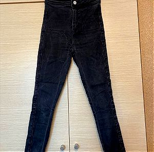 Skinny ψηλομεσο παντελόνι ξεβαμμένο vintage ASOS No S