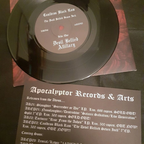 Cauldron Black Ram The Devil Bellied Seven Inch 7" vinyl limited edition