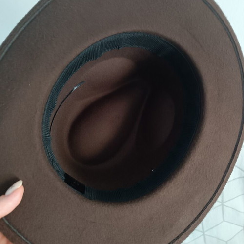 Women's hat new, brown, size 57 from Shein