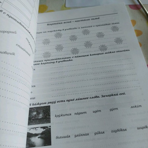 Russian Language Textbook and Workbook for 4th Grade like new set
