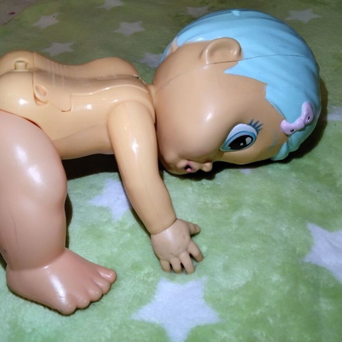 Cry Babies Kristal Gets Sick doll used, interactive with thermometer