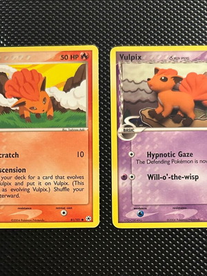 Vulpix Pokémon card pack of 2