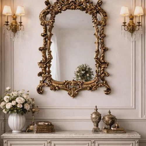 Imposing wall mirror early 20th century, like new